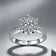 Wish fashion engagement ring exquisite eight heart eight arrow zircon ring female jewelry wholesale
