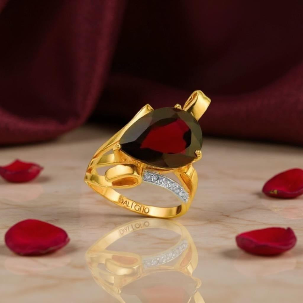 Daliglio Womens 14K Yellow Gold Over Sterling Silver