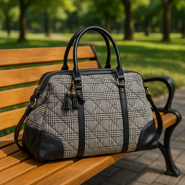 Black and White Large Bag