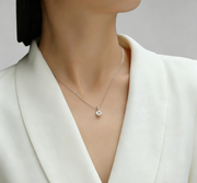Encounter - A Fashionable And Luxurious Diamond Jewelry Pendant Set With 1-carat Moissan Diamond S925 Sterling Silver