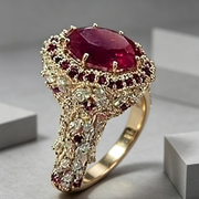 Hot Selling Jewelry European And American Style Diamond Ladies Ring