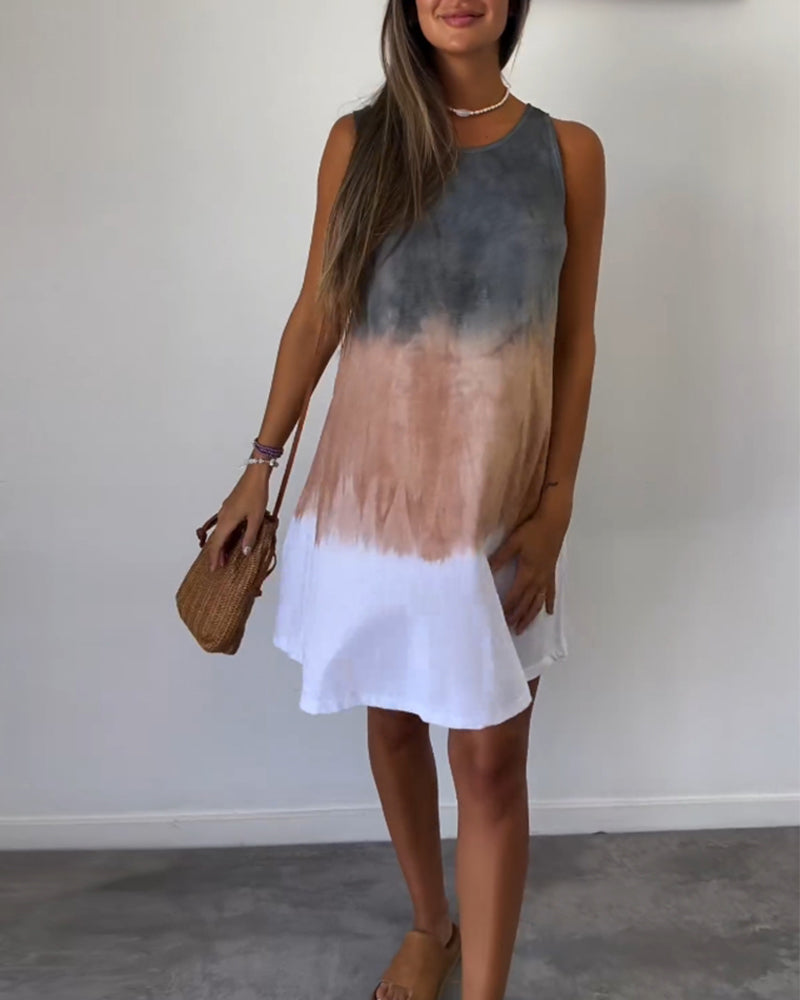 Vionette - Casual Gradient Dress