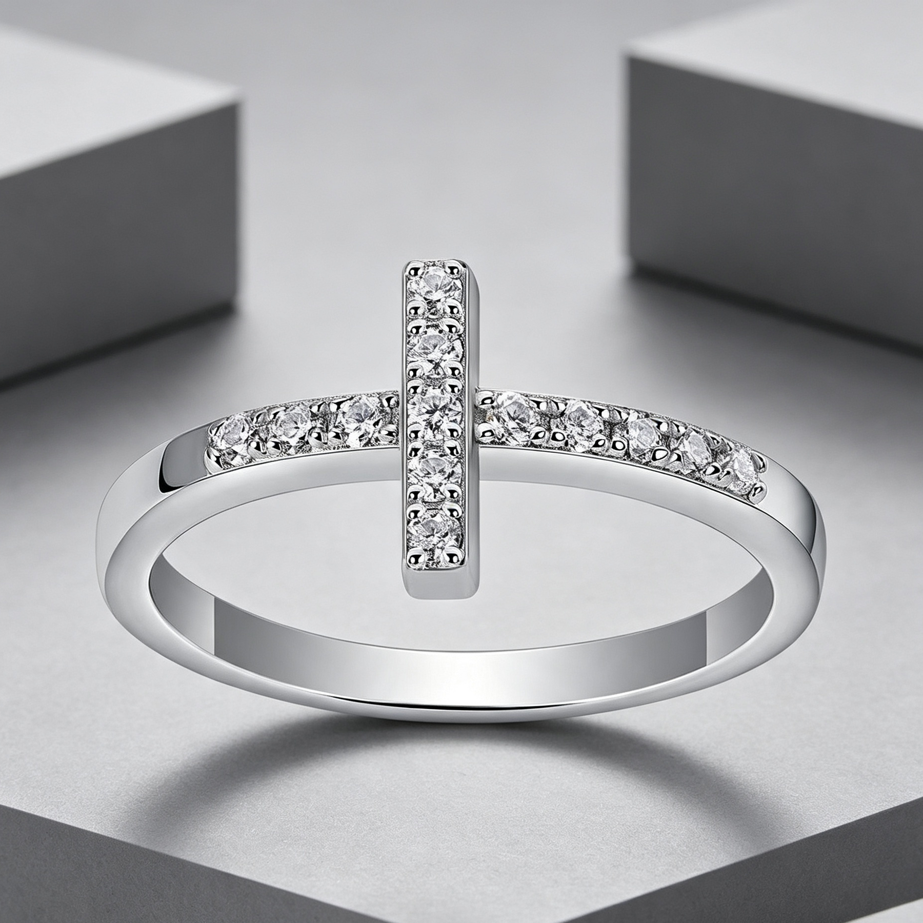 Holy Light Cross - A Fashionable And Luxurious Jewelry Piece Set With Moissanite S925 Sterling Silver And Platinum-plated Diamond
