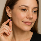 Amethyst Designer Earrings