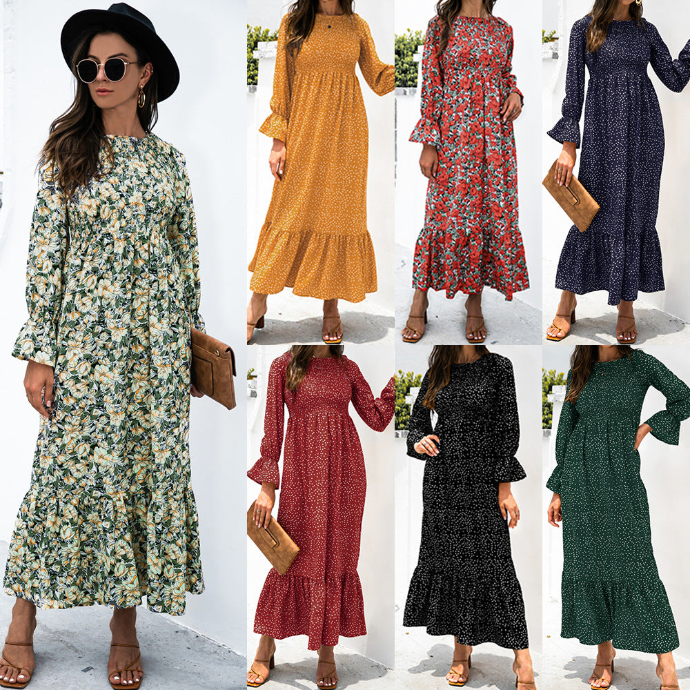 Roxy - Smocking Long Sleeve Dress