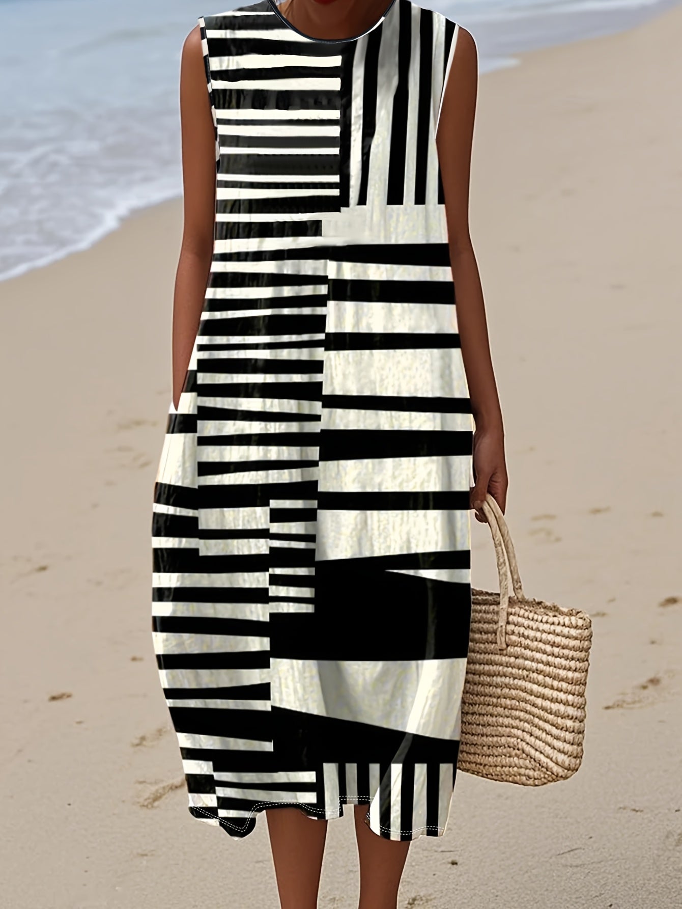 Chloe | Coastal Stripes Dress