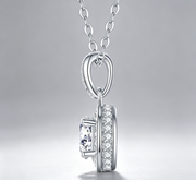 Dark Night Elf - A Fashionable And Luxurious Diamond Jewelry Pendant Set With 1-carat Moissan Diamond S925 Sterling Silver And Platinum Plating