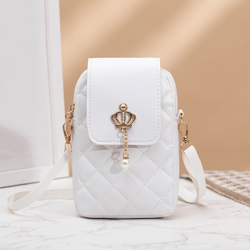All-match Messenger Bag Pearl Vertical