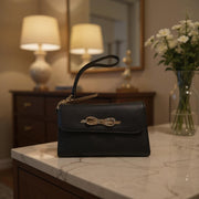 Victoria’s Secret Black Faux Wristlet Wallet