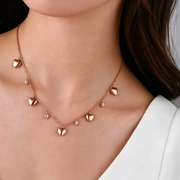 Gorgeous Rose Gold Sweethearts