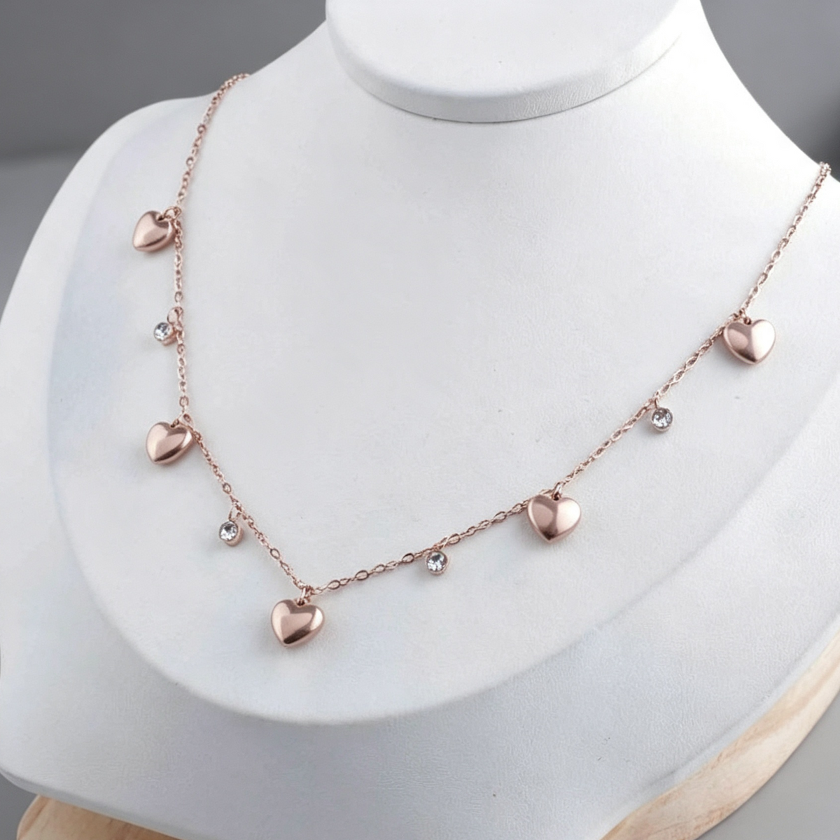 Gorgeous Rose Gold Sweethearts