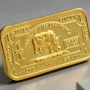 Collectors Clad One Gram Rhino Bar