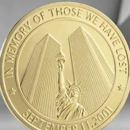 911 NY Twin Towers Coin - Collectors Clad