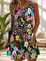 Madison | Floral Sleeveless Dress