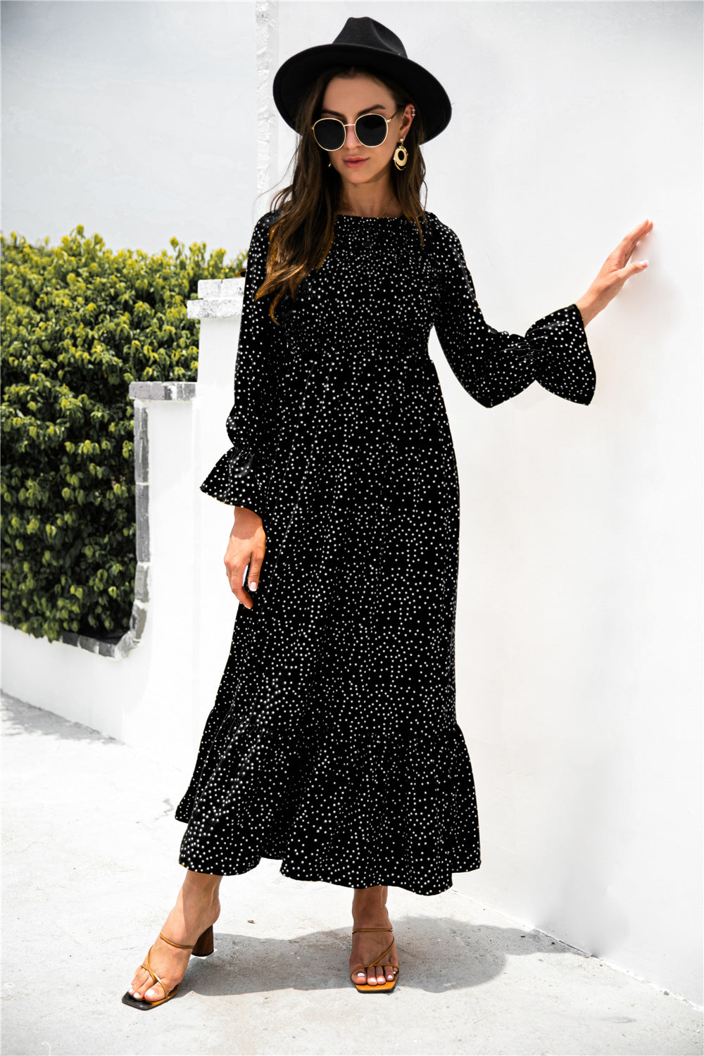 Roxy - Smocking Long Sleeve Dress