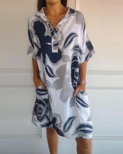 Bianca - Floral Shirt Dress