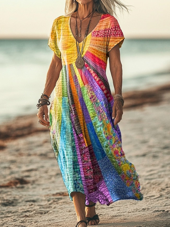 Lea | Bohemian Sun Design Dress