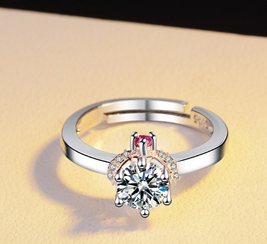 Engagement Ring Six Claw Single Diamond