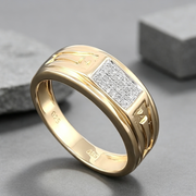 Three-Piece Engagement Ring Set