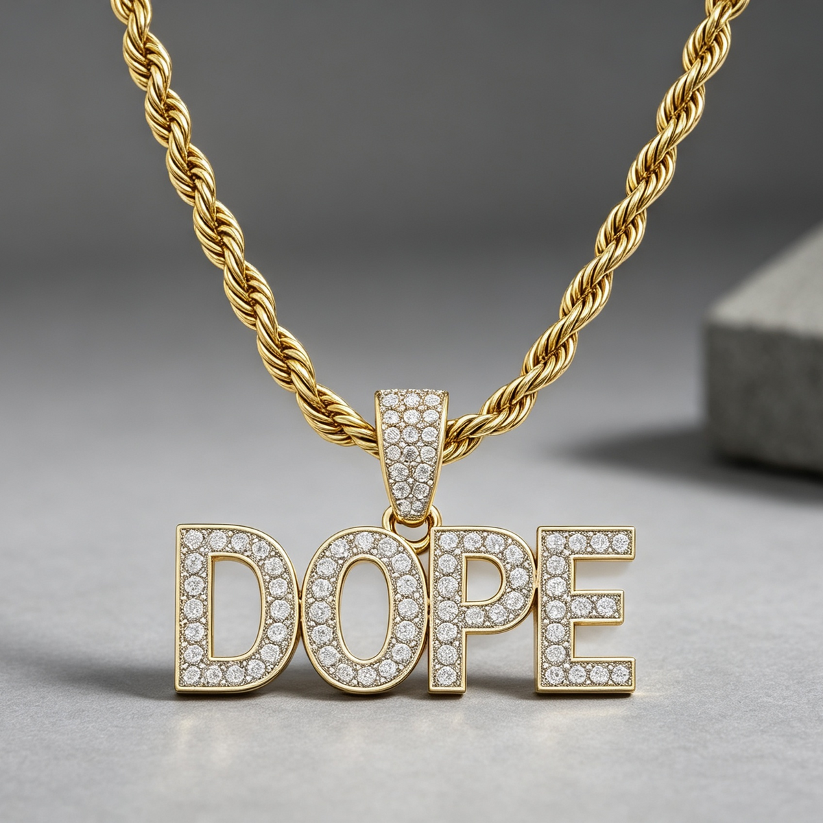 DOPE Necklace 24" - Gold