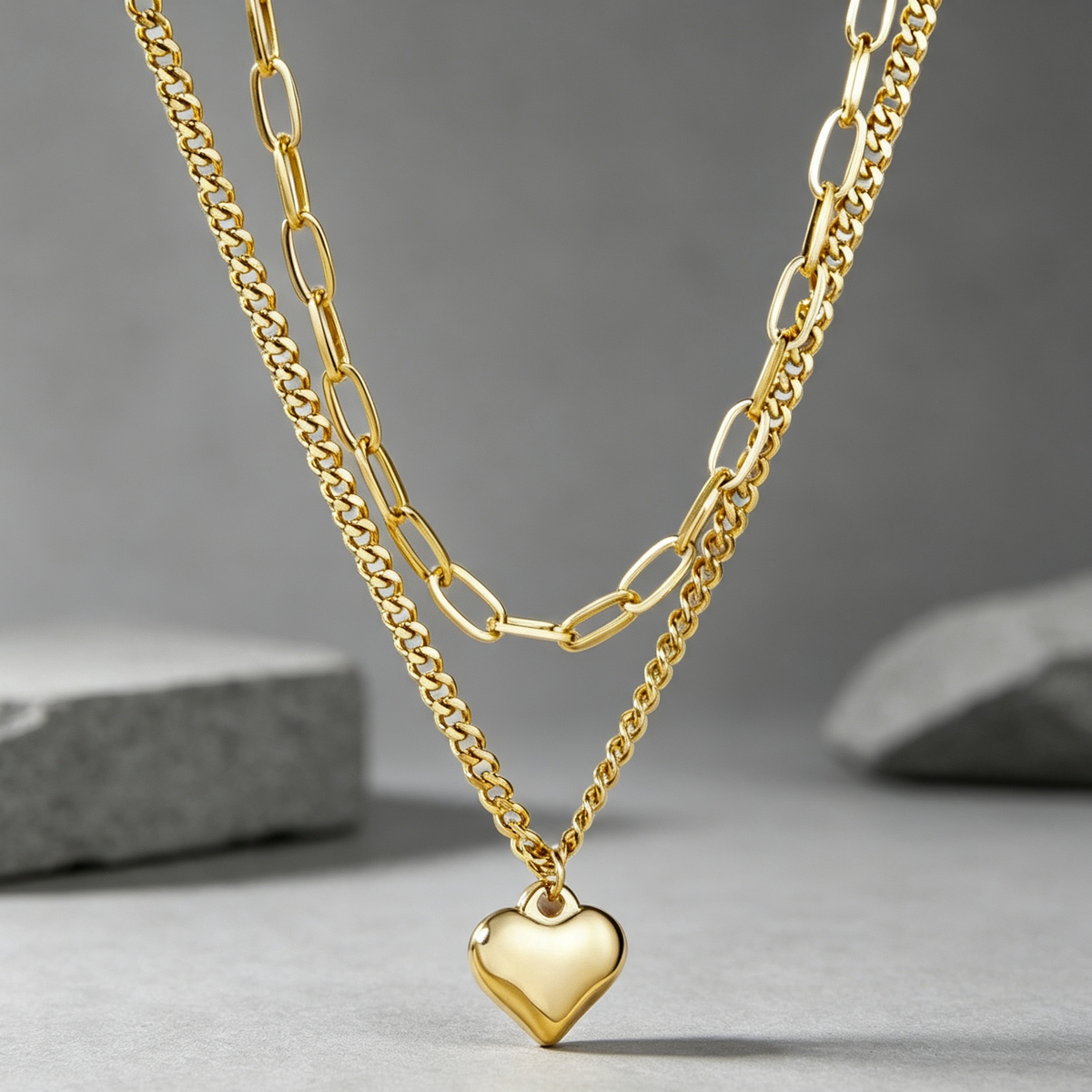 Pure of Heart Necklace 17"