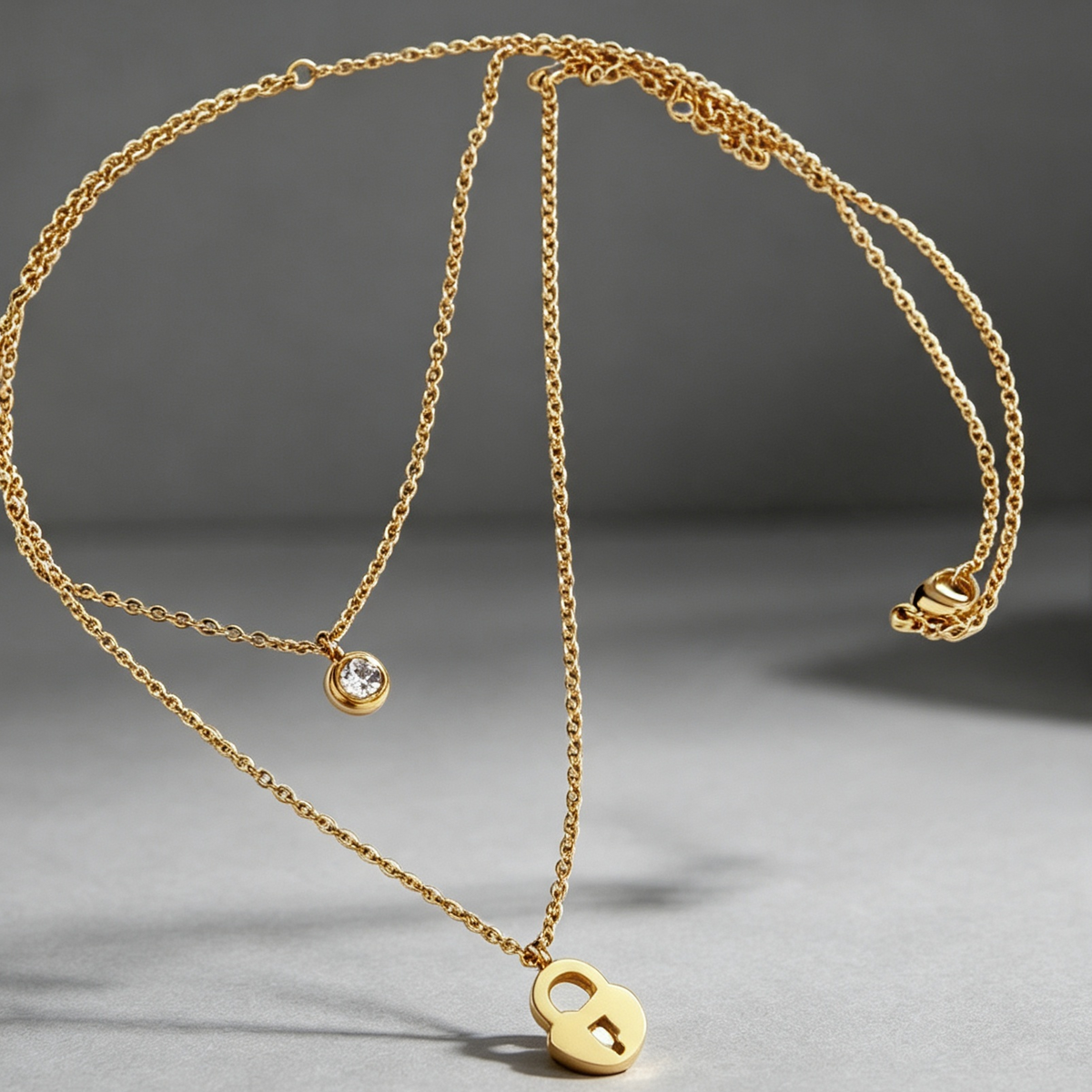 Secret Lock Necklace 16"