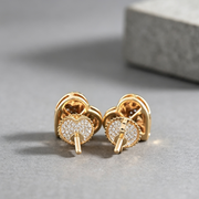 Diamond Fancy Heart Earring