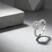 Wedding Rings for Women Silver Color Jewelry Luxury Rings Engagement Square Bague Cubic Zirconia
