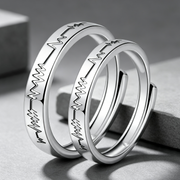 Moissanite Couple Engagement Rings