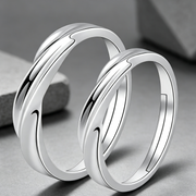 Moissanite Couple Engagement Rings