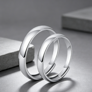 Moissanite Couple Engagement Rings