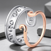 Moissanite Couple Engagement Rings