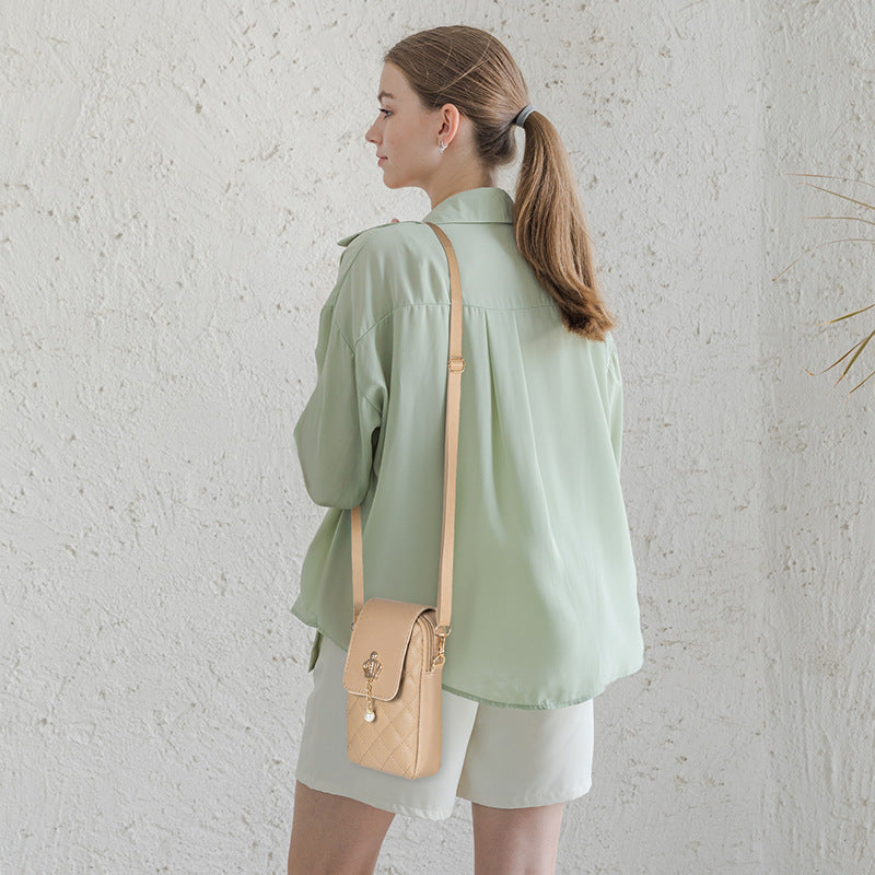 All-match Messenger Bag Pearl Vertical
