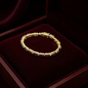 Garnet & Diamond Bracelet