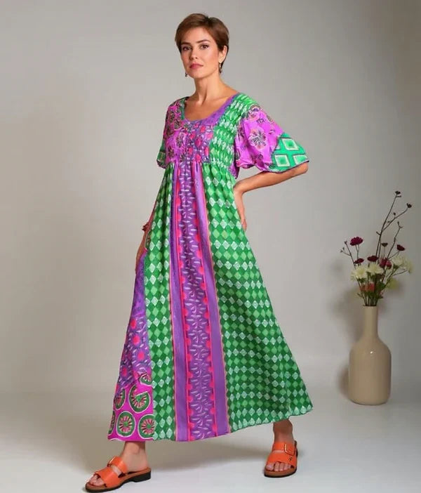 Corinne | Colourful Bohemian Dress