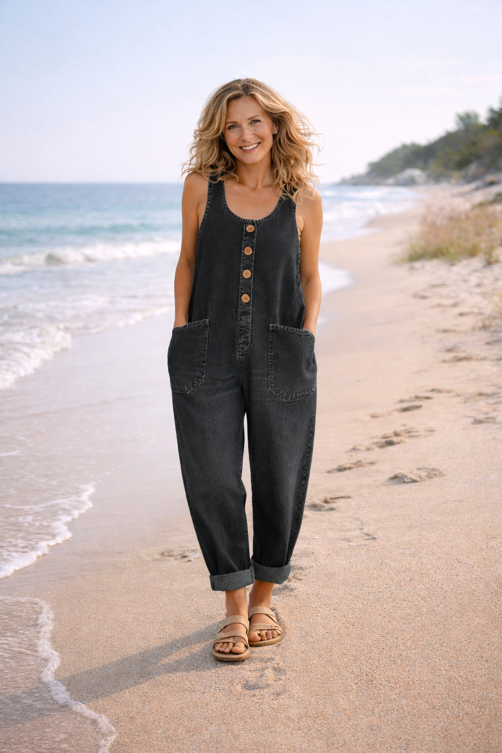 Ardana | Relaxed Denim Jumpsuit