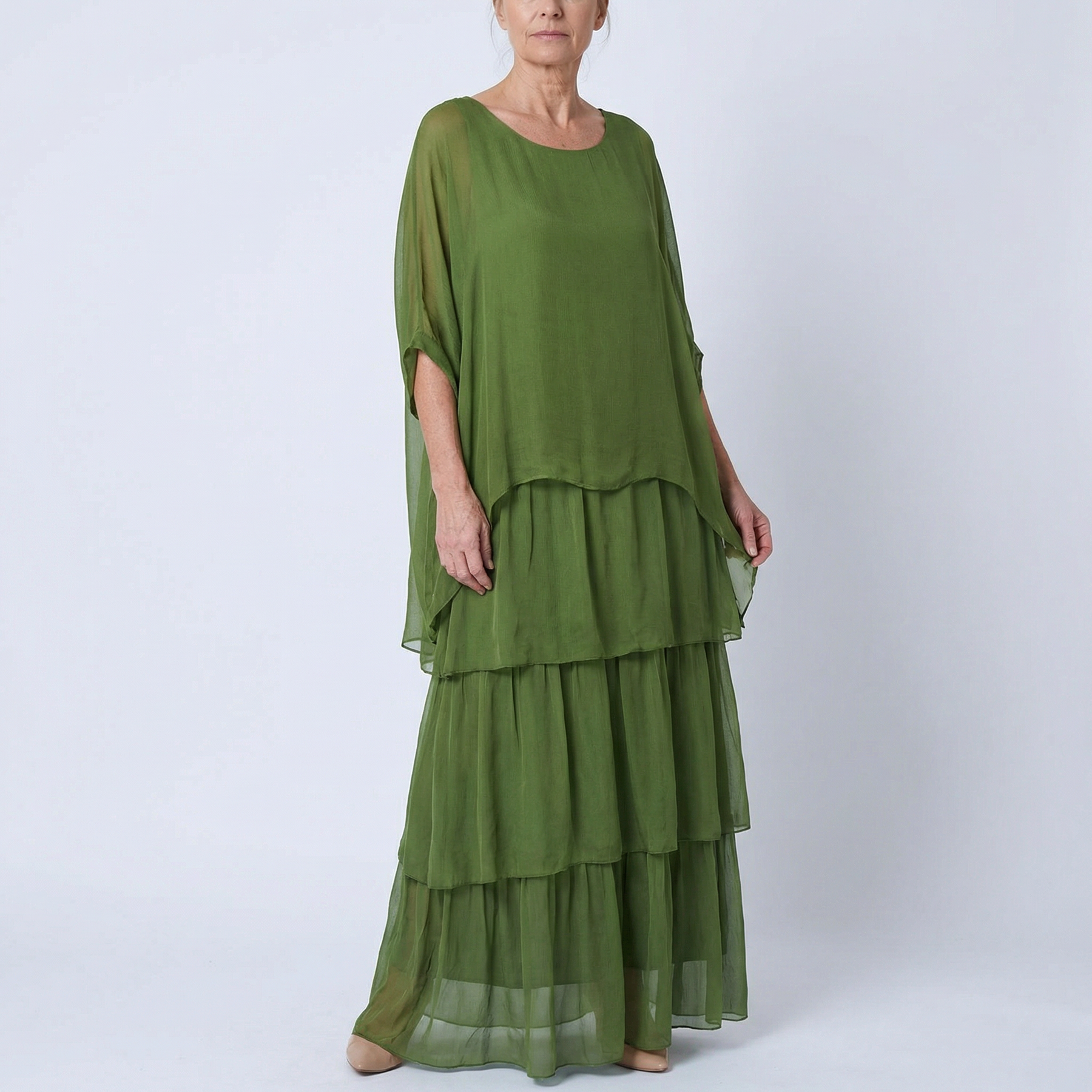 Lara | Elegant Flowing Maxi Dress