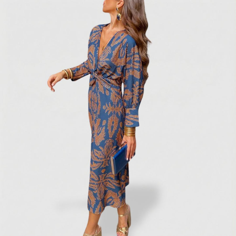Violet | Wedding Guest A-Line Maxi Dress