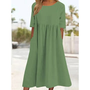 Casual Everyday Loose Dress with Pockets