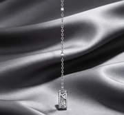Sweet - A Fashionable And Luxurious Diamond Jewelry Pendant Set With 1-carat Moissanite S925 Sterling Silver And Platinum Plating