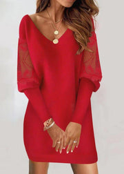 Posie | Dress with Lace Sleeves