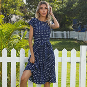 Beth - Polka Bloom Dress
