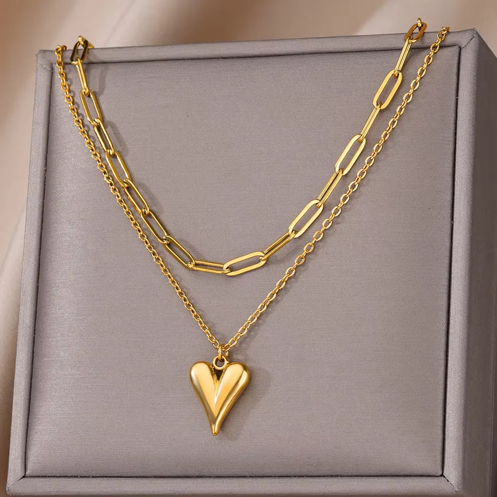 Pure of Heart Necklace 17"