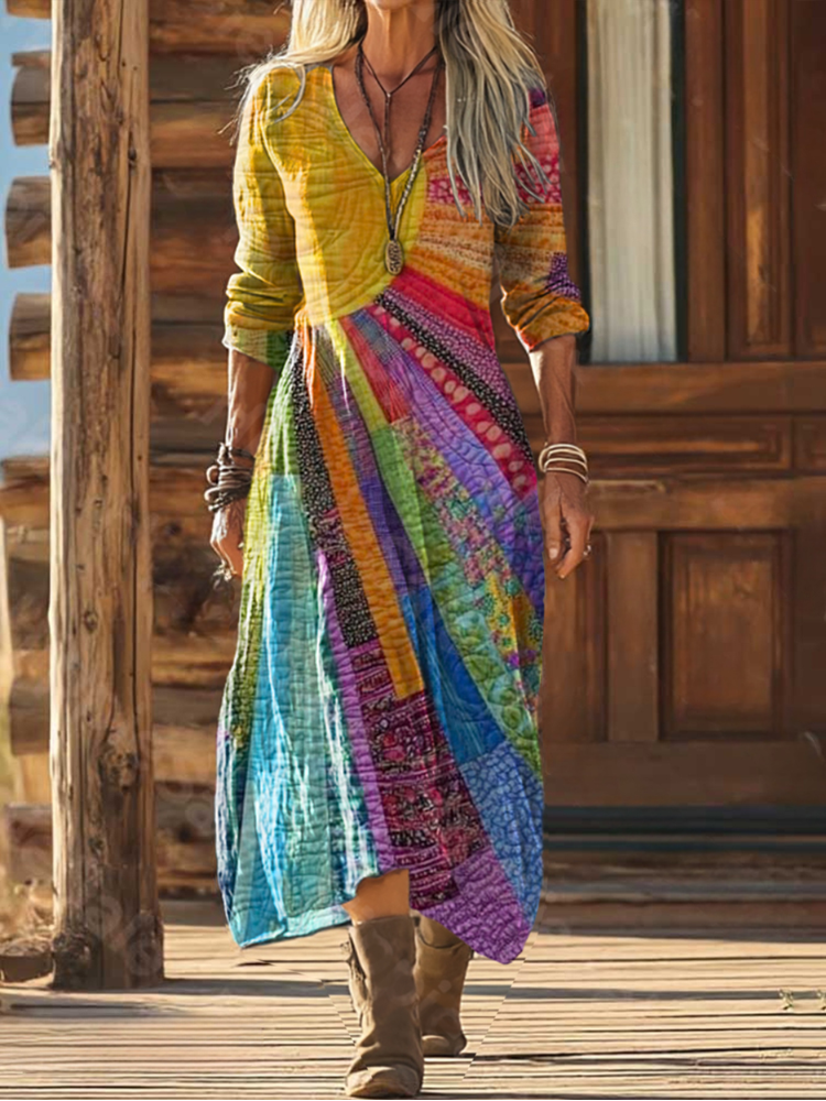 Lea | Bohemian Sun Design Dress