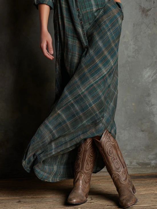 Savannah | Button-Down Western Dress