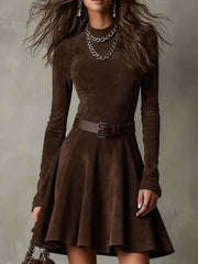 Vintage Turtleneck Mini Dress