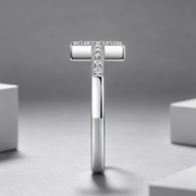 Holy Light Cross - A Fashionable And Luxurious Jewelry Piece Set With Moissanite S925 Sterling Silver And Platinum-plated Diamond