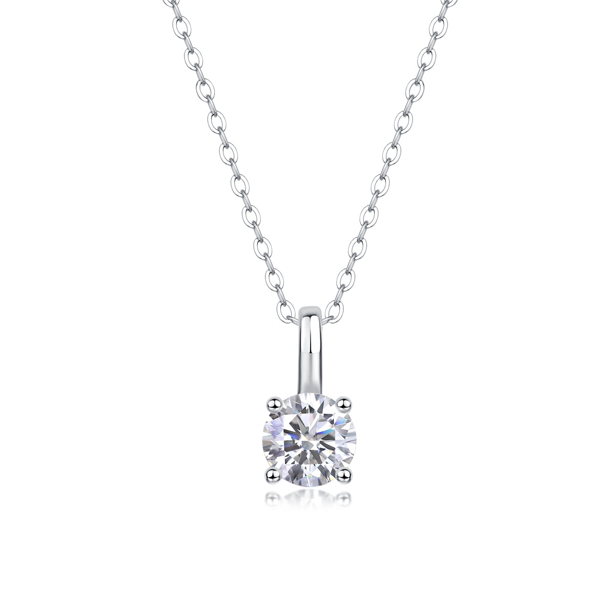 Encounter - A Fashionable And Luxurious Diamond Jewelry Pendant Set With 1-carat Moissan Diamond S925 Sterling Silver