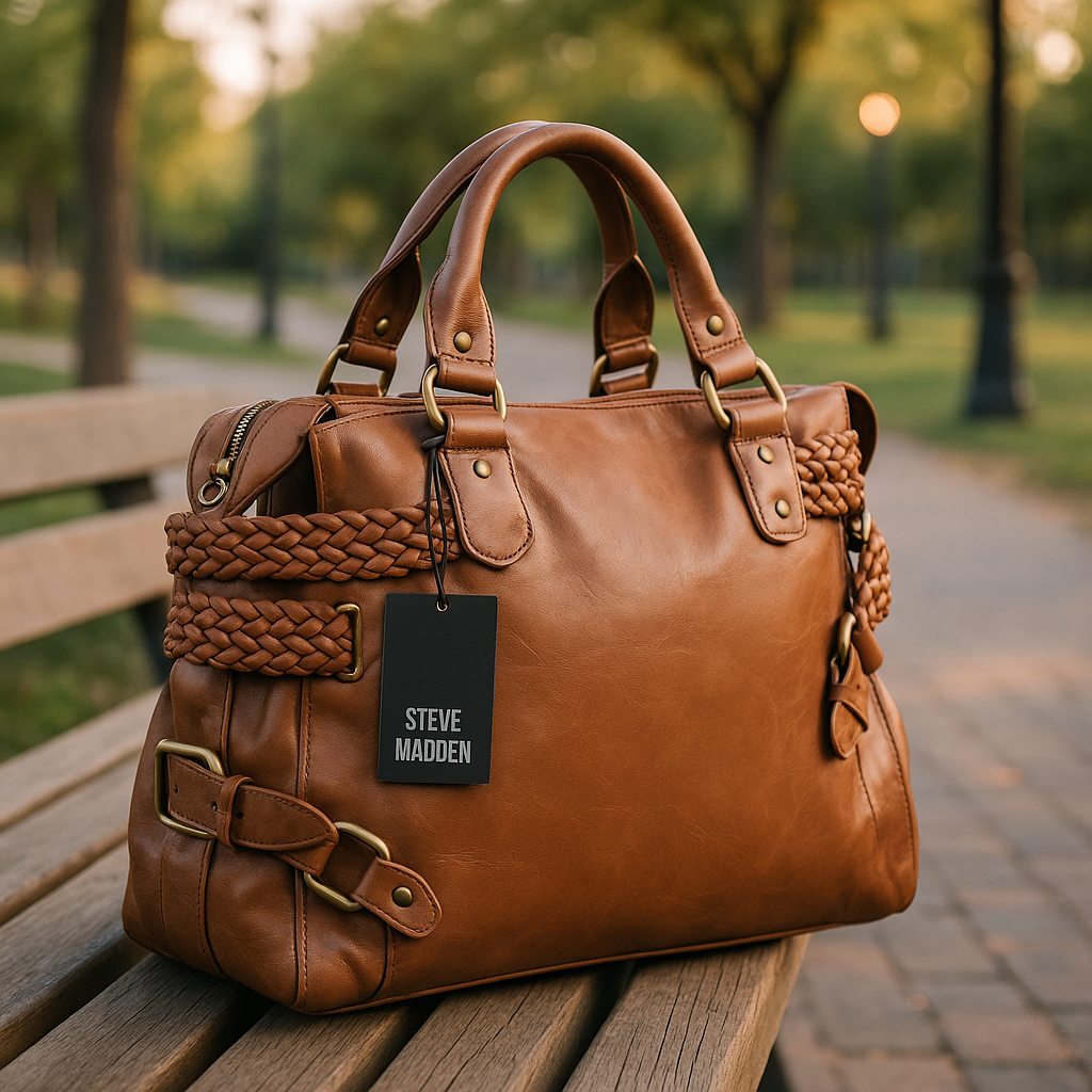 Steve Madden BSamba Leather Purse Satche