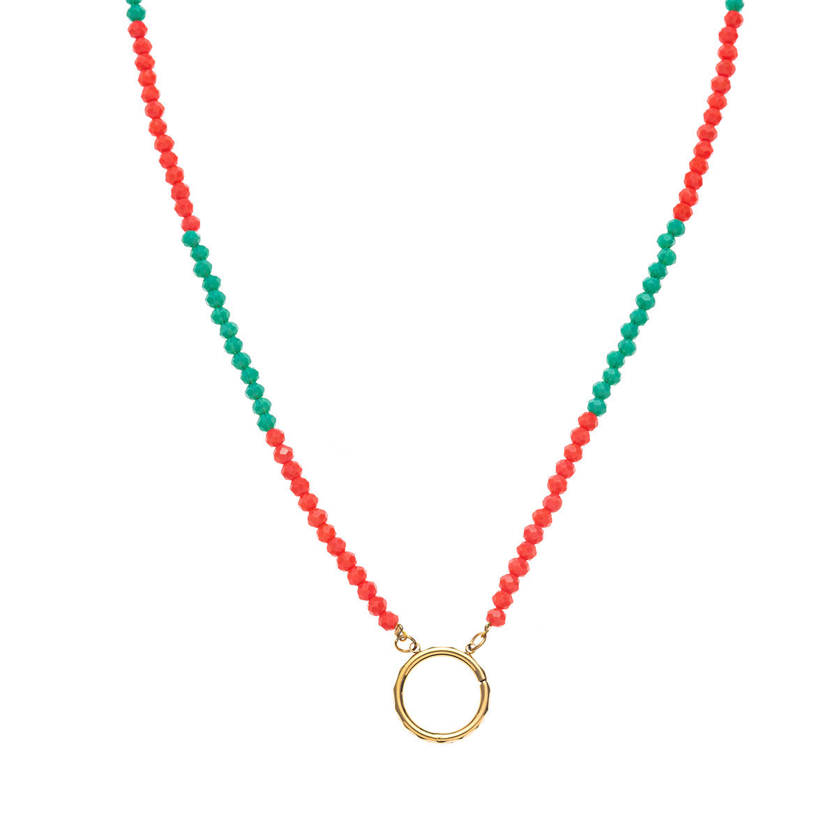 Stainless Steel DIY Vacuum Plating 18K Gold Color Protection Necklace
